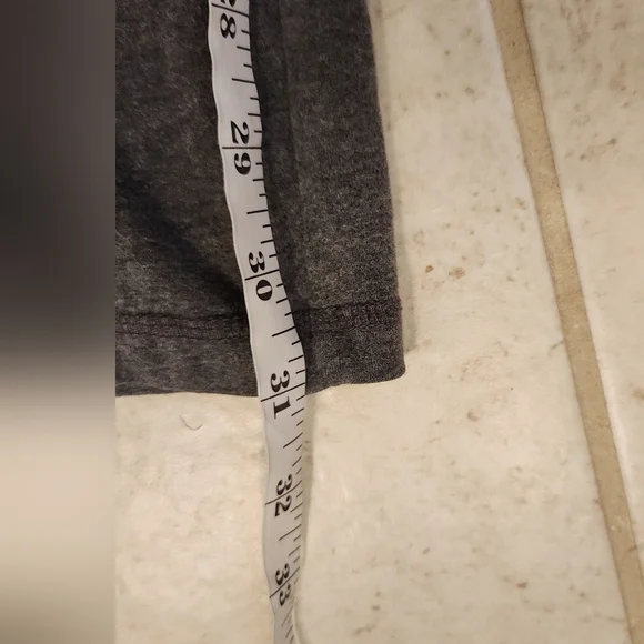 Womens Slim Boot Sweatpants Joggers Size S Grey Low Rise #G244 - Picture 2 of 5